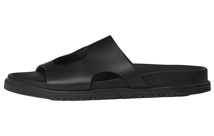 HERMES Edith Slide Slippers Women's Black