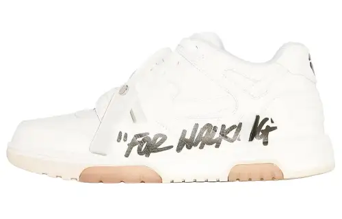 OFF WHITE Out Of Office For Walking Sneaker 'White Black' Women's