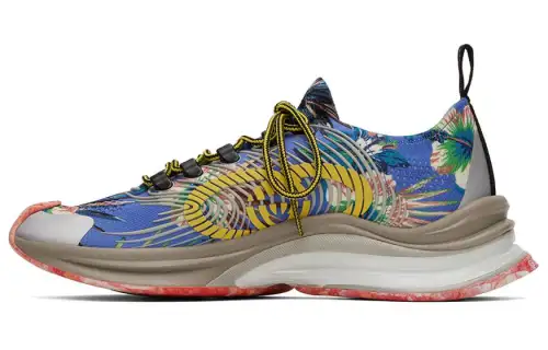 Gucci Run Sneaker 'Marble and Floral'