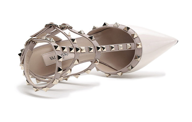 Valentino Garavani Rockstud Pointed Toe Caged Pumps