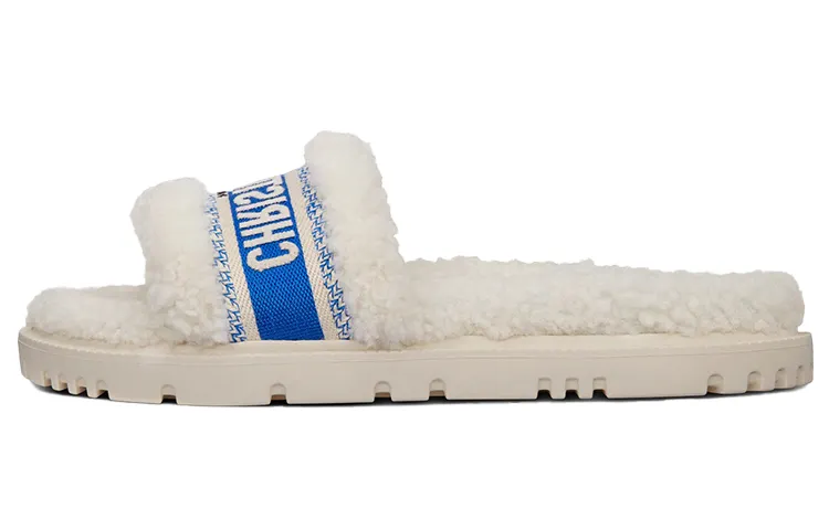 DIOR Dway Rubber Sole Slide Slippers Women's Lake Blue