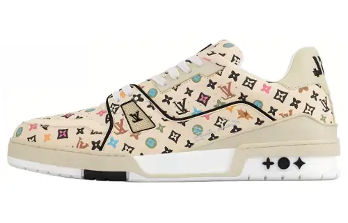 Louis Vuitton Tyler the Creator x Louis Vuitton Trainer 'Beige Multi-Color Monogram'