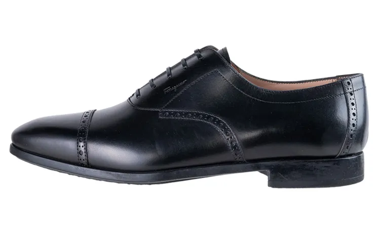 FERRAGAMO Fashion Men's Casual Shoes Men's Black