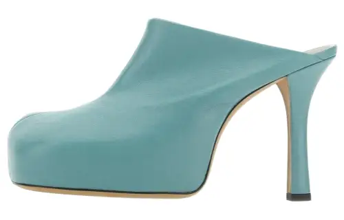 Bottega Veneta Closed Toe Slippers 10.5cm Women's Blue