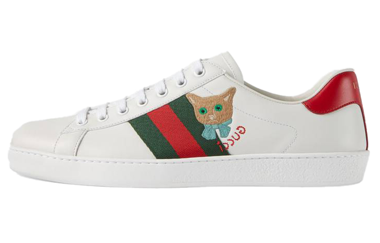 Мужские кеды Gucci ACE (белые) — фото 1