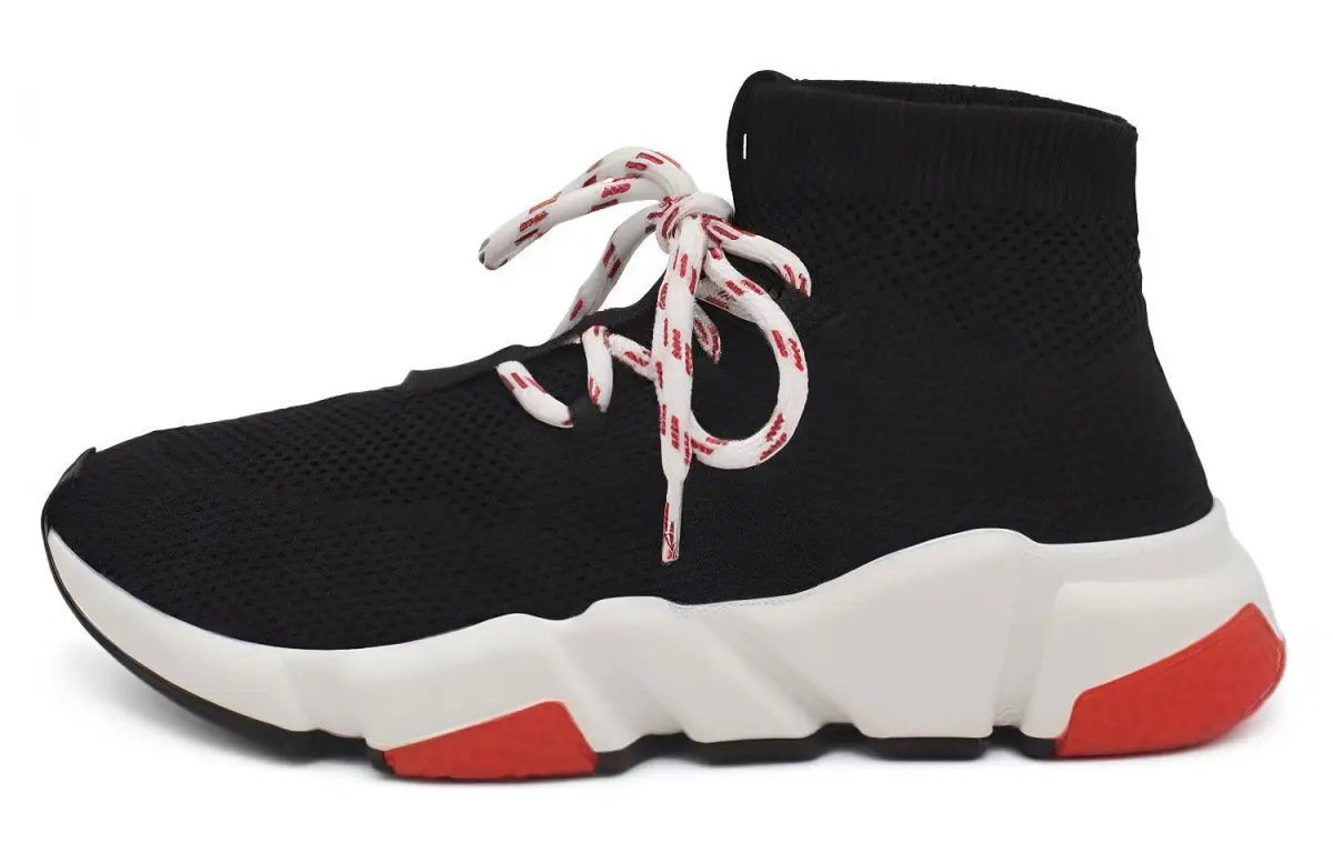 Balenciaga Speed 2.0 Sneakers 'Black White Red' Women's