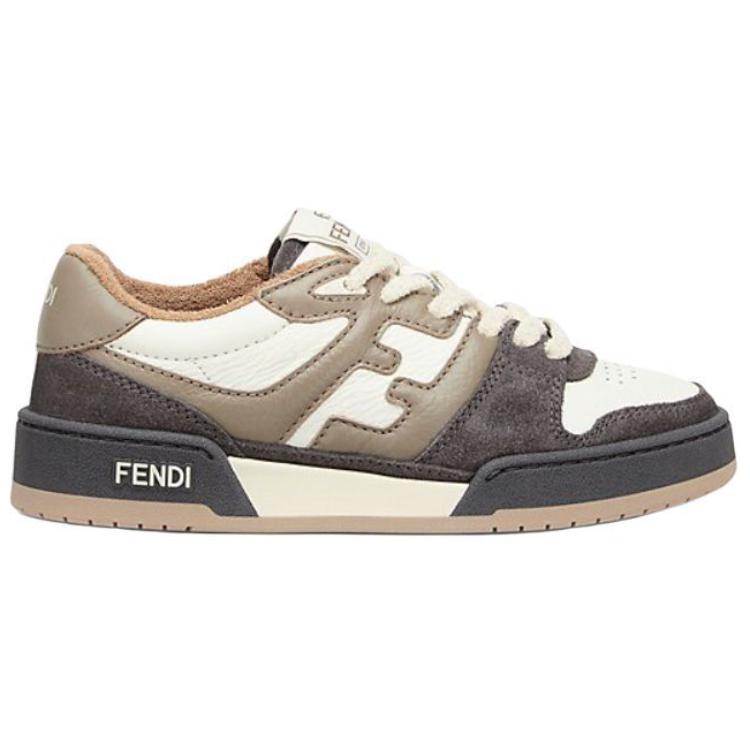 FENDI Match Low Top 'Beige Brown' Women's