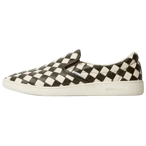 Bottega Veneta Sawyer Calfskin Casual Shoes Men's Black