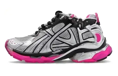 Balenciaga Runner 'Silver Black Pink' Women's