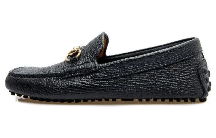 GUCCI Horsebit-detail Leather Loafers