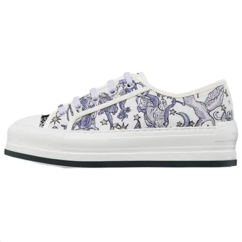 DIOR Walk'n'Dior Low top Canvas Shoes Women's Blue