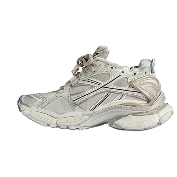 Balenciaga Runner Sneakers 'Beige Nylon Suede Like Fabric'