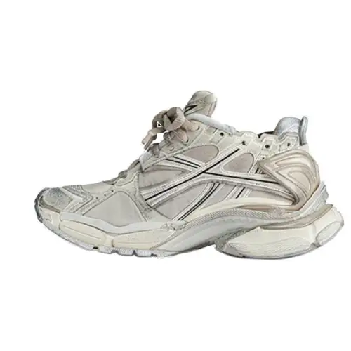 Balenciaga Runner Sneakers 'Beige Nylon Suede Like Fabric'