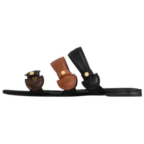 LOUIS VUITTON Legacy Slide Slippers Women's Brown