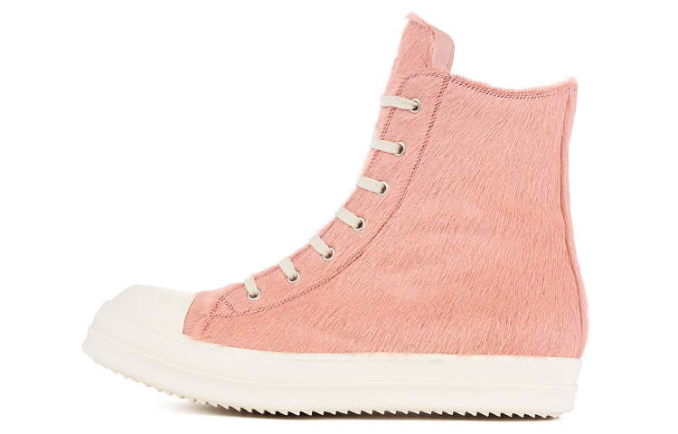 RICK OWENS Strobe High Pony Hair Dusty Pink
