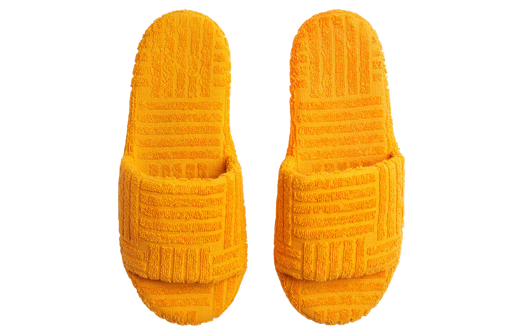 Bottega Veneta Resort Sponge Comfortable And Trendy Quiet Slide Slippers Men's Orange