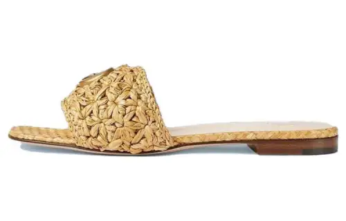 GUCCI Slide Slippers Women's Beige