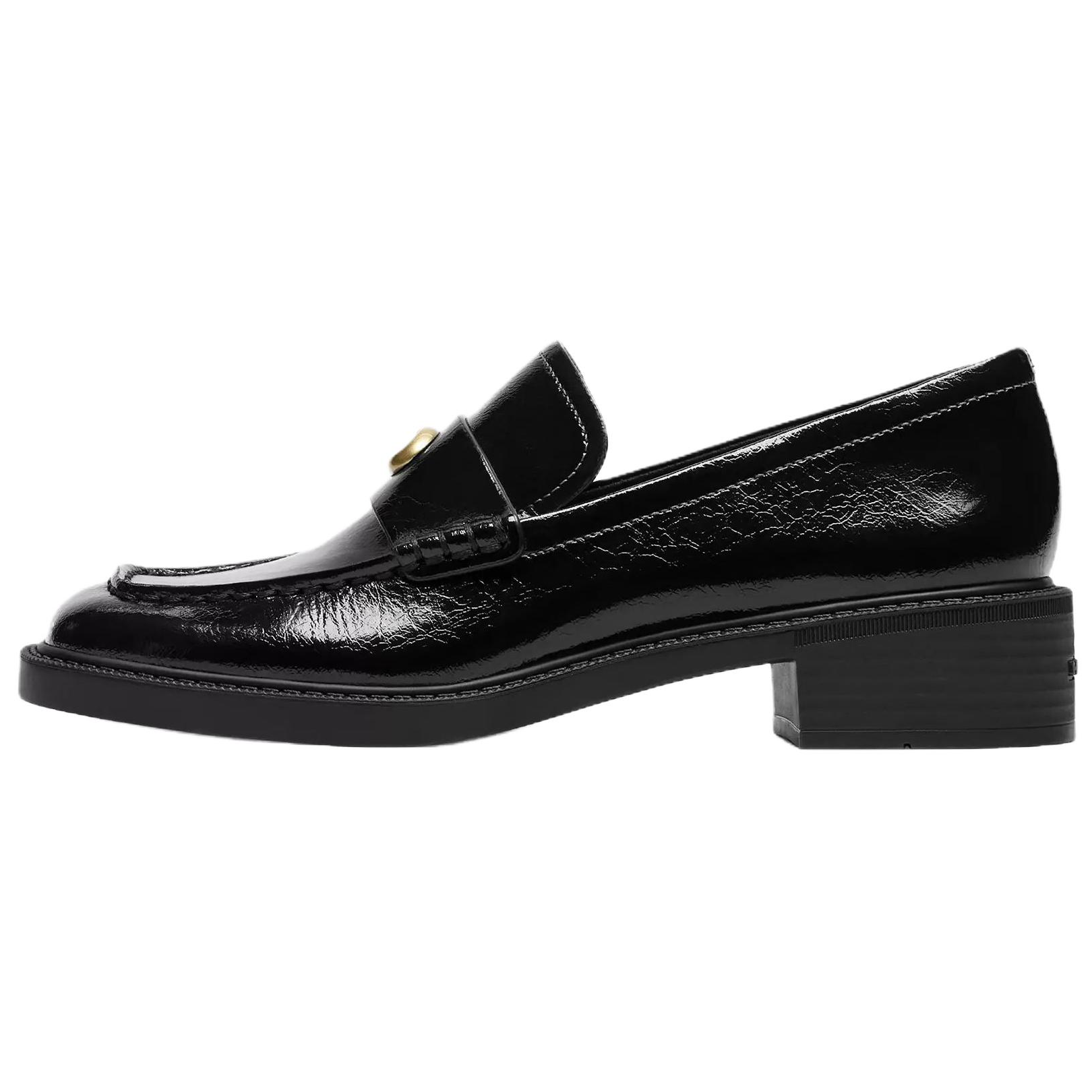 Женские лоферы COACH CCH83-BLK (черные)