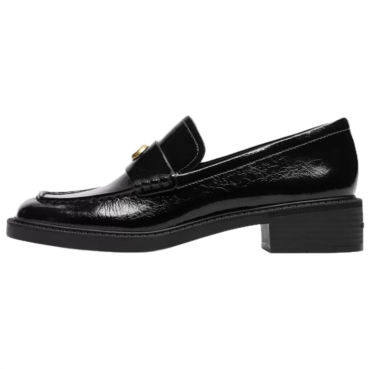 COACH Penny Loafers 2.5cm Women's Black