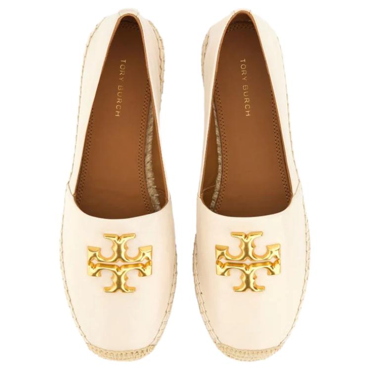 TORY BURCH Eleanor Leather Espadrilles