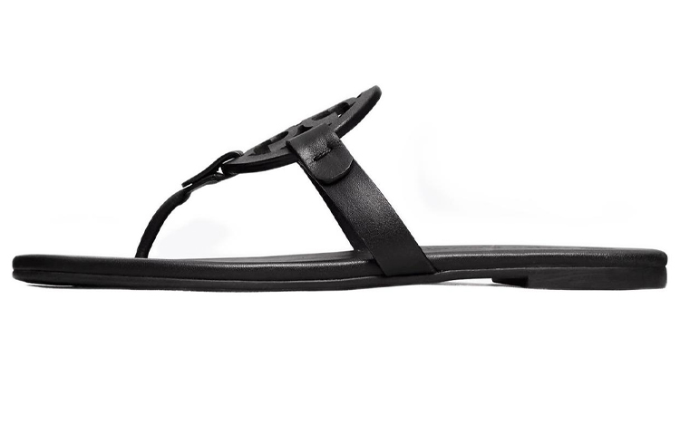 TORY BURCH Miller Soft Sandals Black Women's