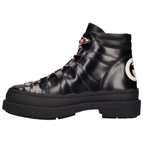 Gucci Ghibli Leather Trekking Boot 'Black'