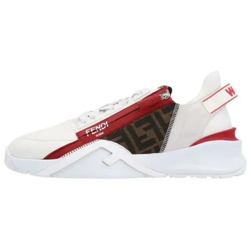 FENDI Flow Slip On White