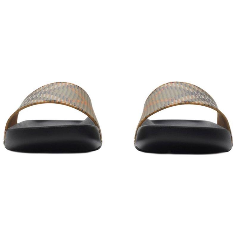 Burberry Slide Slippers Men's Umber