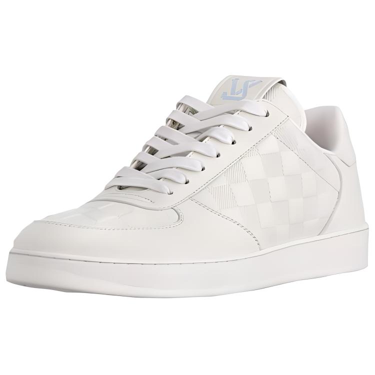 LOUIS VUITTON Rivoli Low top Skateboard Shoes Men's White