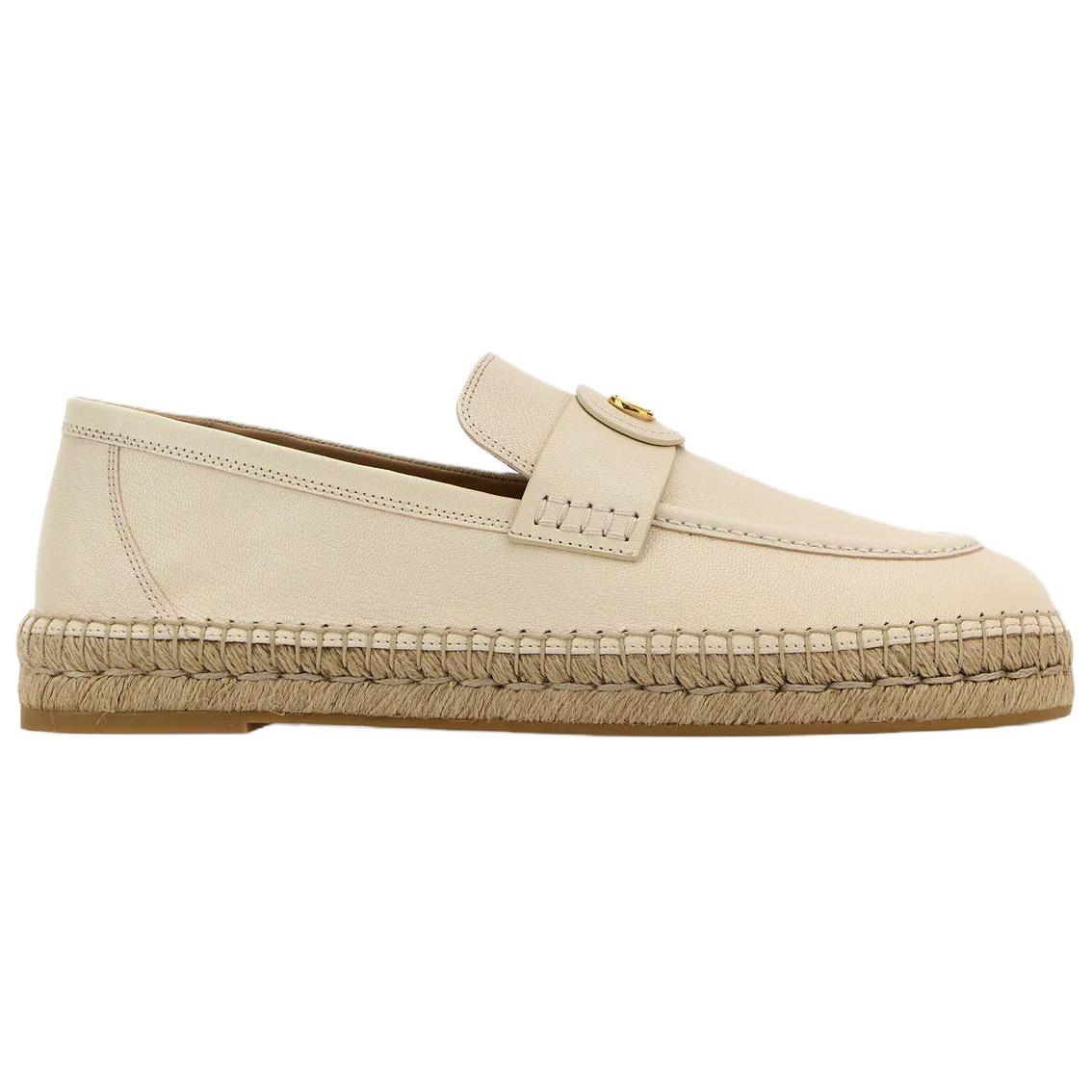 Женские лоферы Valentino Vlogo Ivory (бежевые) — фото 2