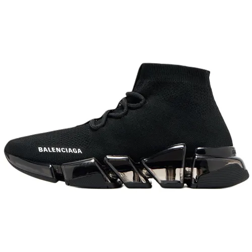 Balenciaga Speed 2.0 High top Casual Shoes Women's Black