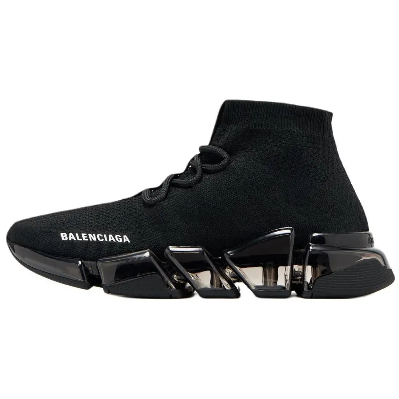 Balenciaga Speed 2.0 High top Casual Shoes Women's Black