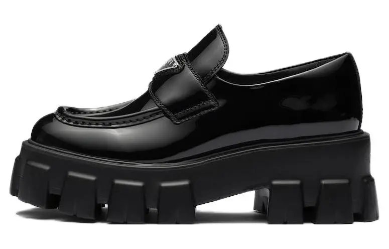 PRADA Moonlith Patent Leather Loafers