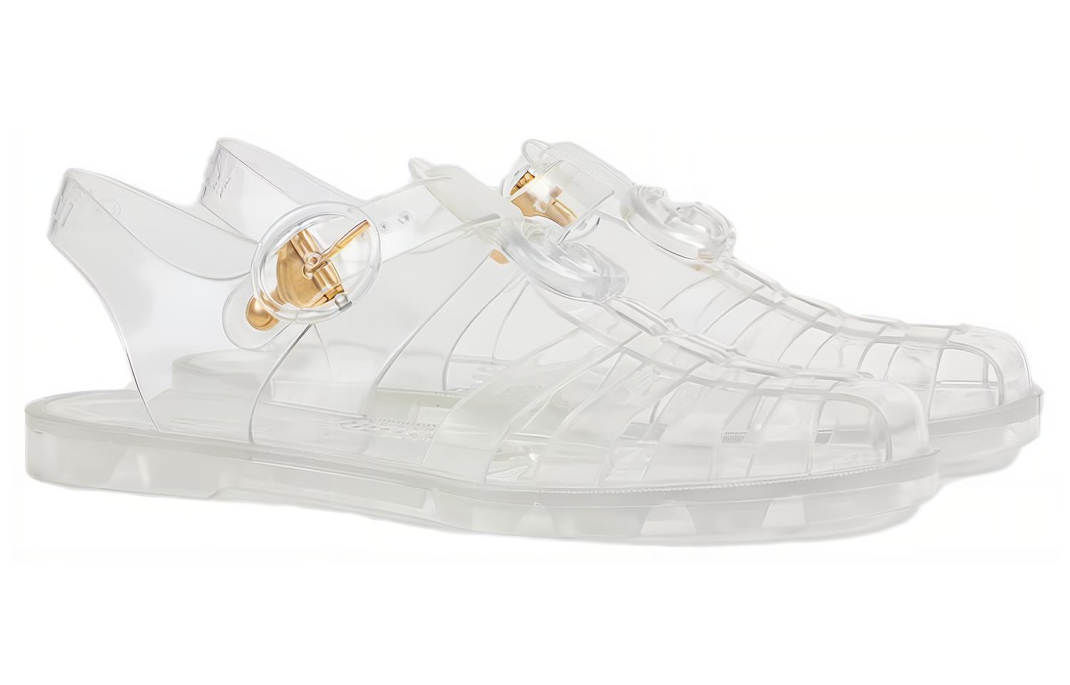 Gucci Wmns Gg Fisherman Sandal 'Clear'