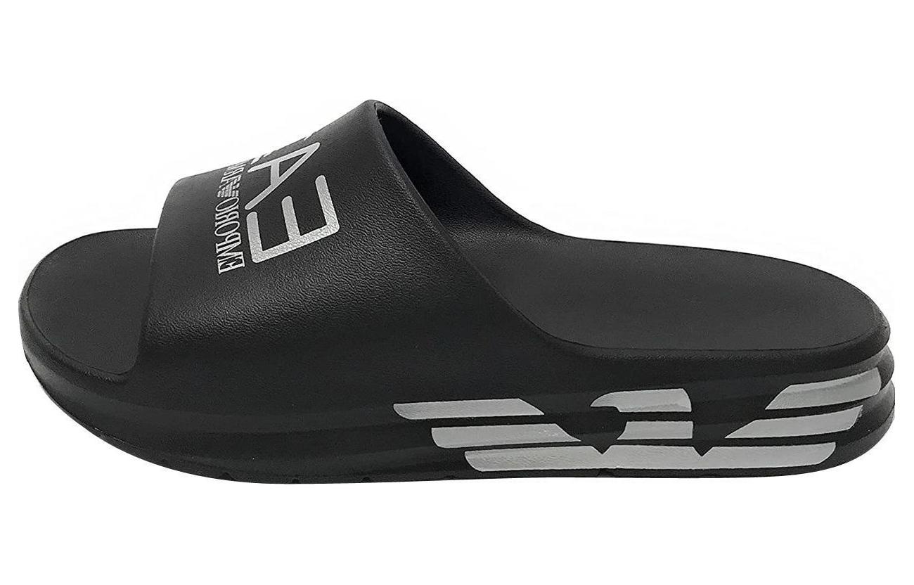Ea7 EMPORIO ARMANI Logo Printed Slippers