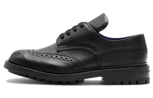 Burberry Devon Leather Casual Shoes Women's Black