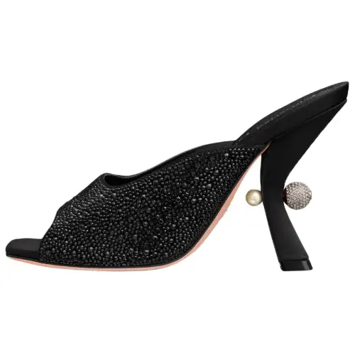 DIOR Tribales Slide Slippers Women's Black