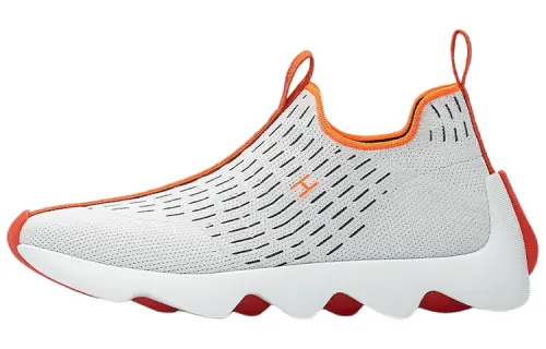 HERMES Eclair Mesh, Textile Low top Casual Shoes Men's White