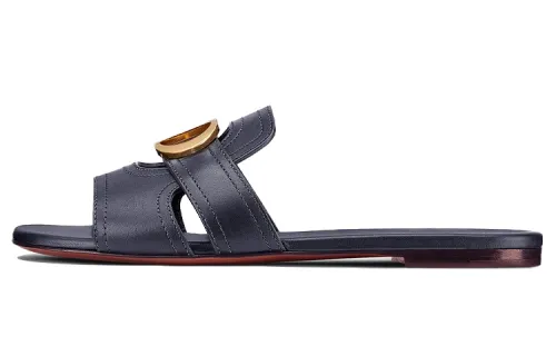 DIOR 30 Montaigne Slide Slippers Women's Indigo