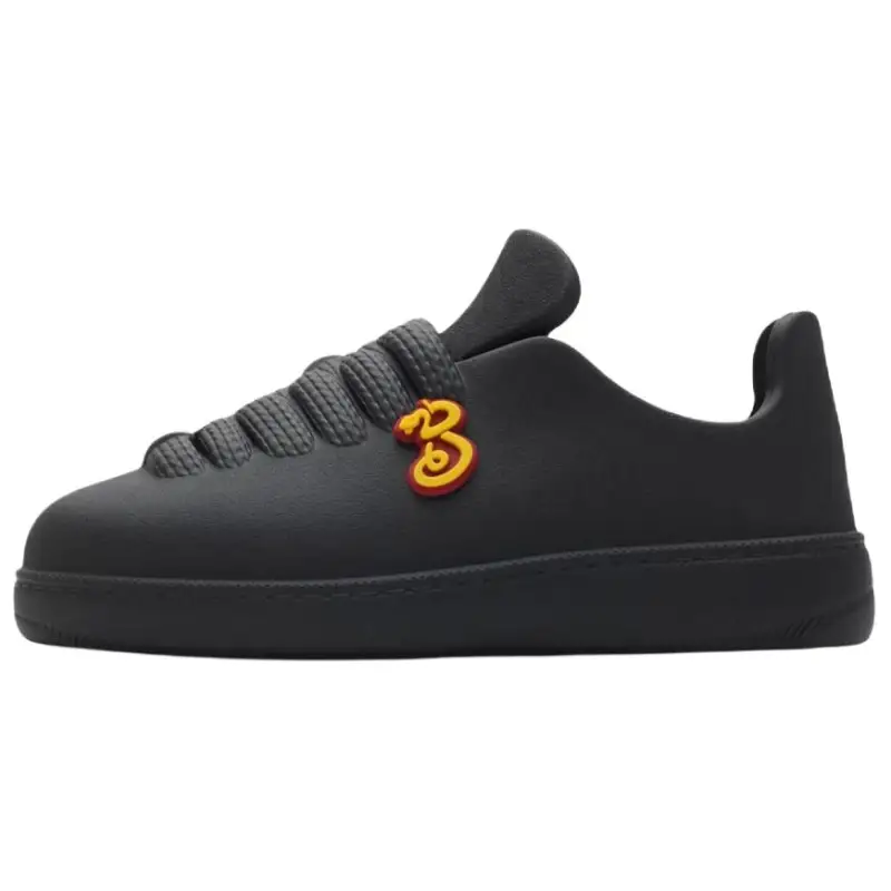 Burberry Bubble Low top Skateboard Shoes Men's Black