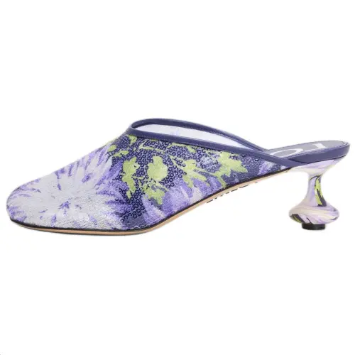 LOEWE Toy Closed Toe Slippers 4.5cm Women's Purple