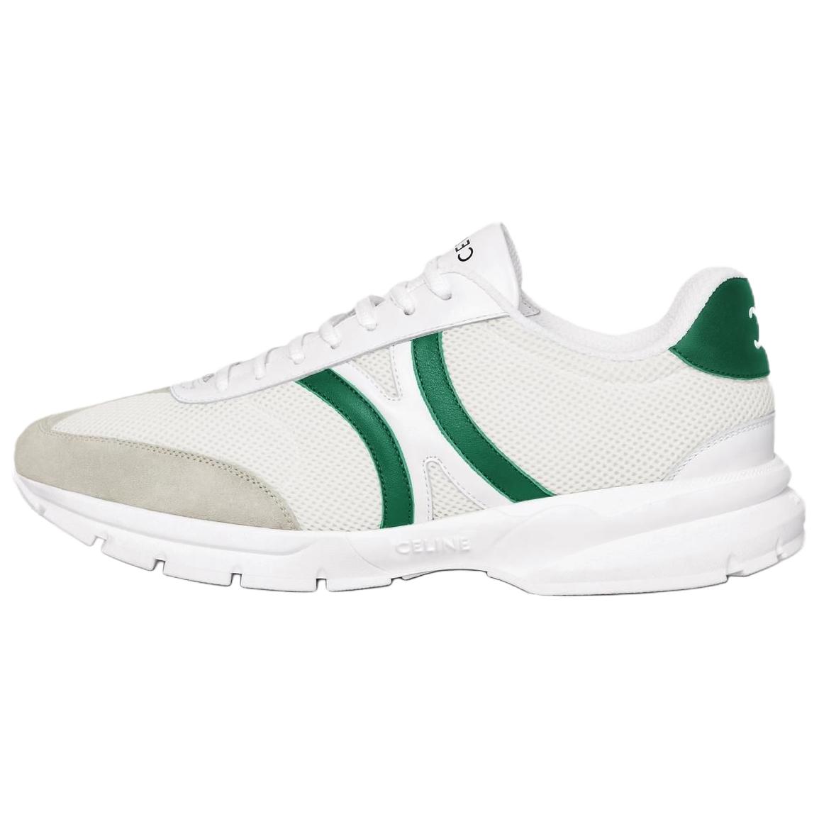 CELINE Runner Cr 01 Low top Casual Shoes Men's White