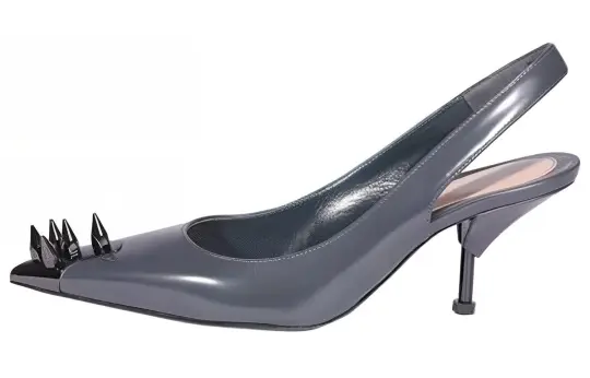 Alexander McQueen Punk High Heels Women's Gray