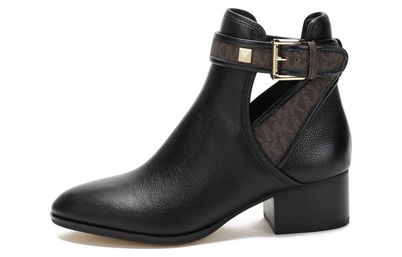 Женские ботинки MICHAEL KORS (черно-коричневые)