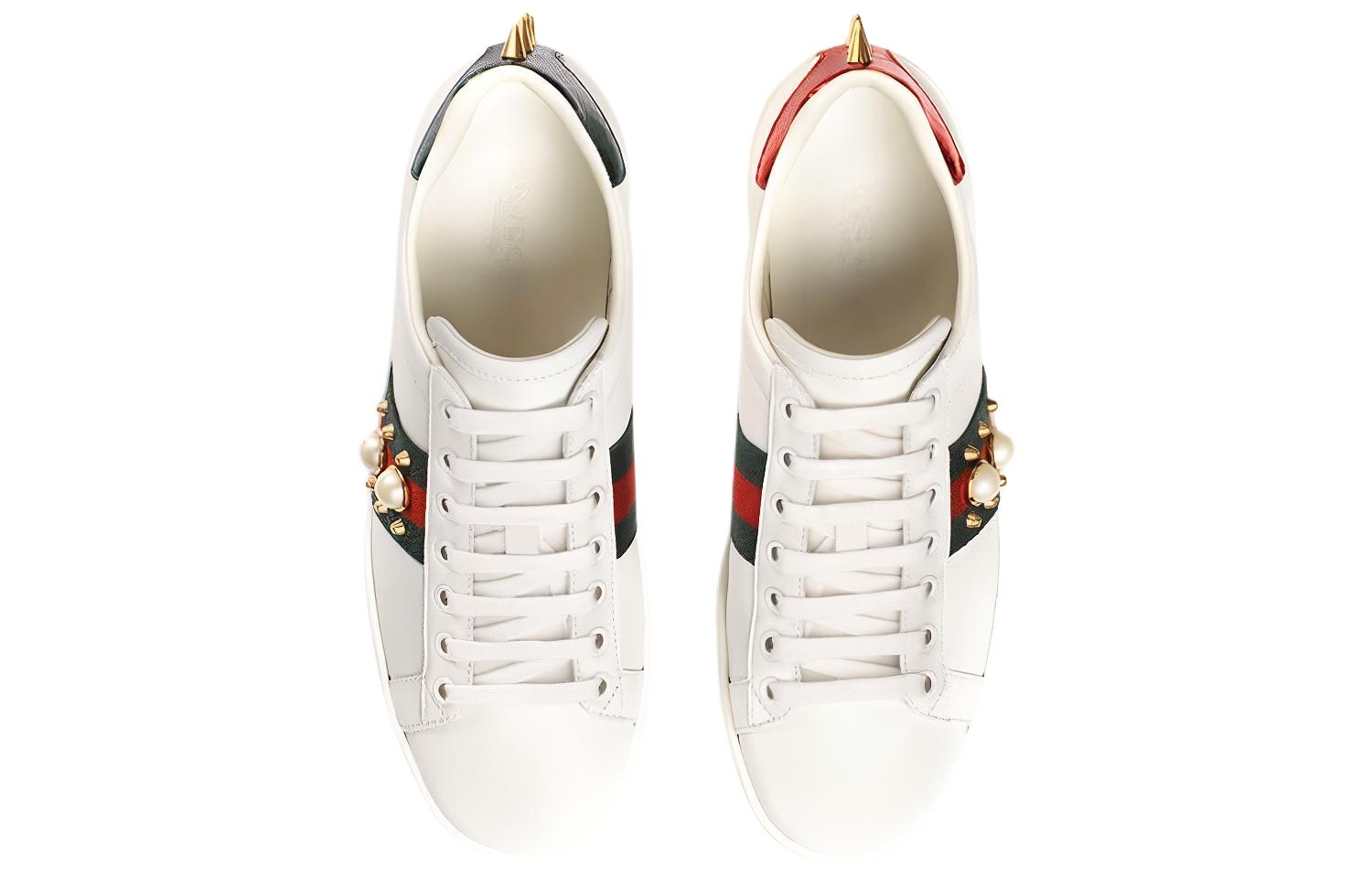 Женские кеды Gucci ACE (белые) — фото 3