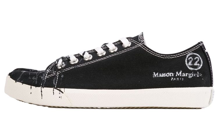 Женские кеды Maison Margiela Tabi (черные)