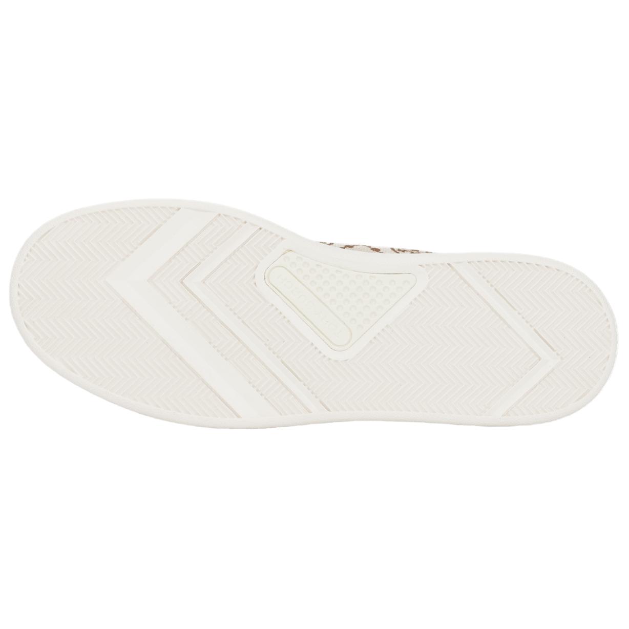 TORY BURCH Howell T Monogram Court Low top Stylish Skateboarding Shoes Women's Brown