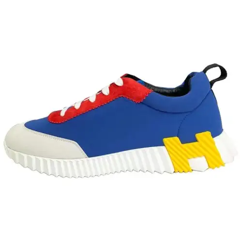 HERMES Low top Casual Shoes Men's Blue