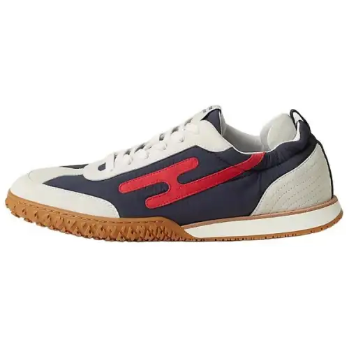 HERMES Jet Low top Casual Shoes 2.2cm Men's Marine Blue