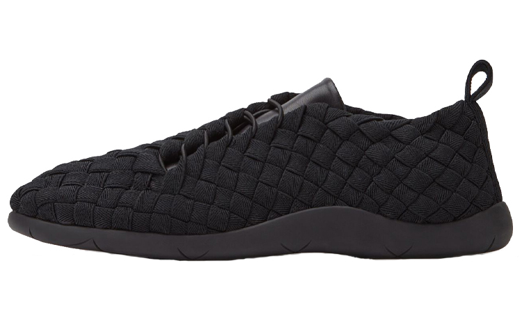 Bottega Veneta Bottega Veneta Plat Comfortable Elastic Lace Wear-Resistant Low-top Running Shoes Men's Black